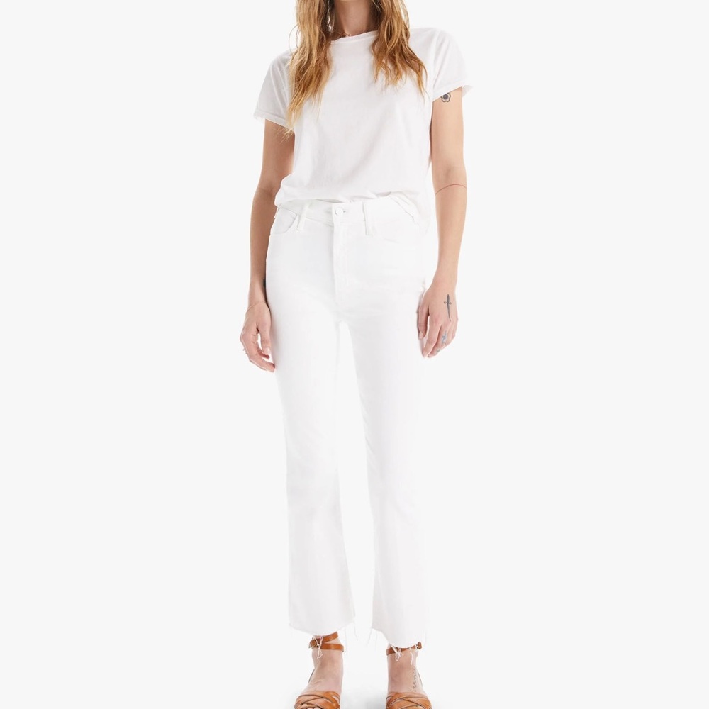 Mother The Hustler Ankle Fray Jeans